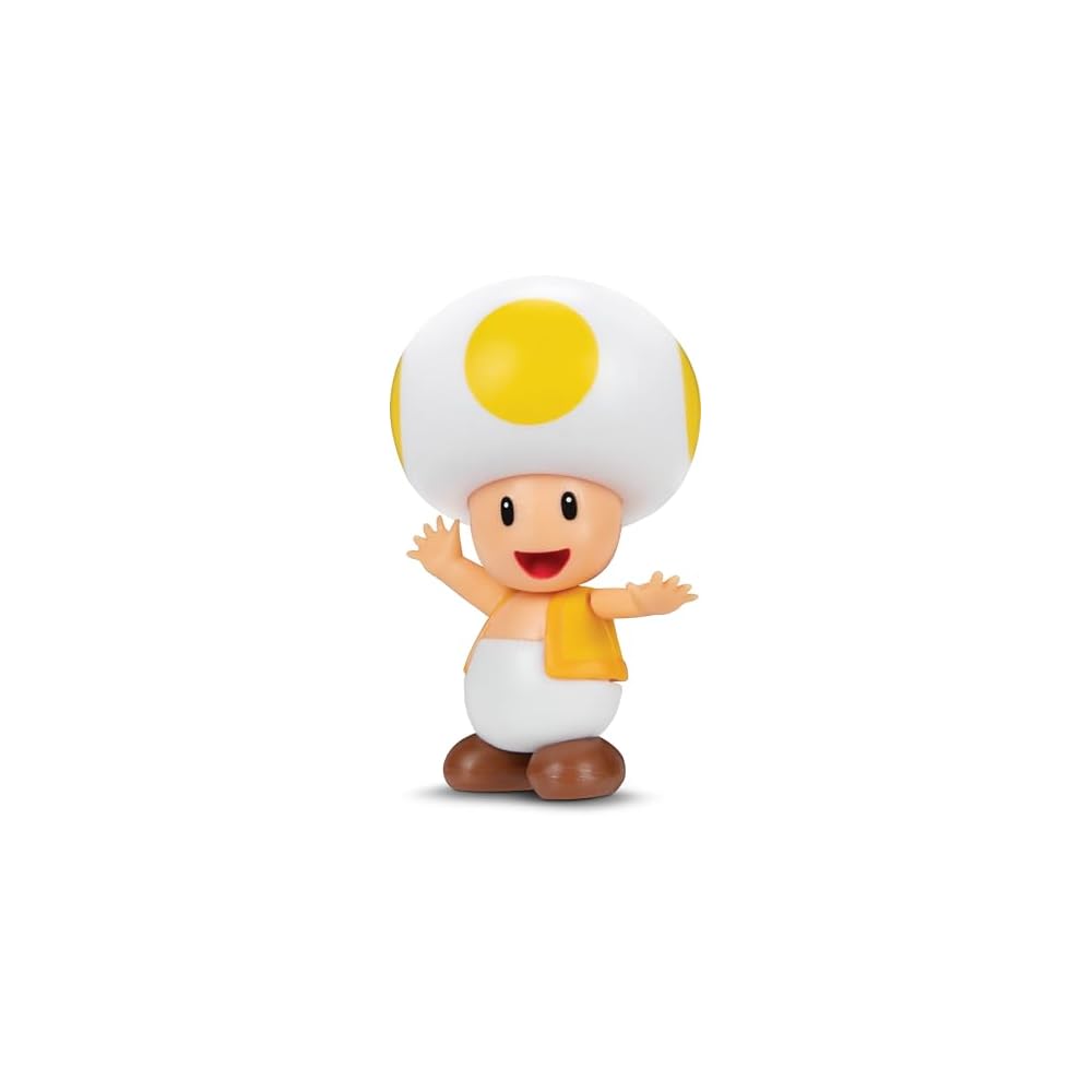 

Sanei Boeki Super Mario Figure Collection Yellow Toad FCM-034 Collectible Toy