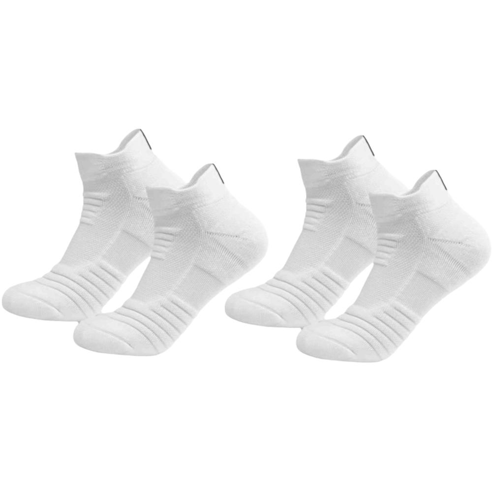 4pcs Breathable Sports Socks Shock Absorption Shock Absorption Socks Running Socks For Basketball
