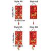 Chinese Style Chinese New Year Decoration Cartoon New Year Door Couplet Blessing Pendant  Wall