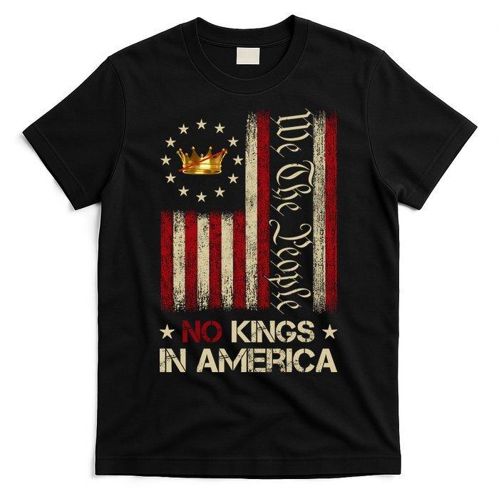 Patriotic Pro-Democracy Protest June 14 No Kings In America T-Shirt Unisex