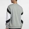 Nike Air Crew Fleece Color Block Pullover American Sweatshirt Men Sweatshirt Gray White 928636-063
