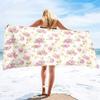 Boho Blume Mikrofaser Sandfreies Strandtuch Dünn Schnelltrocknend Super Saugfähig Übergröße Groß Leichtgewichtige Handtücher Ultra Saugfähig