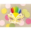 MégaCréa DIY - Venetian Child Mask 5 In Compressed Paper 20 X 10 Cm Satin Ribbon
