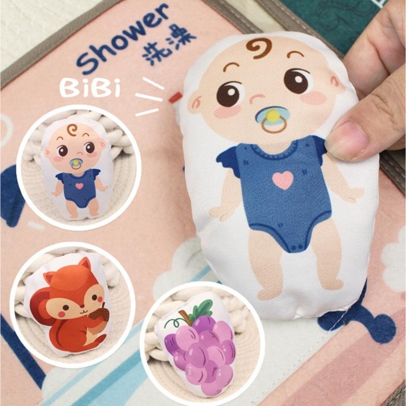 Soft Cloth Books for Toddlers Early Education Supplies Touch and Feel Books for Early Children Development