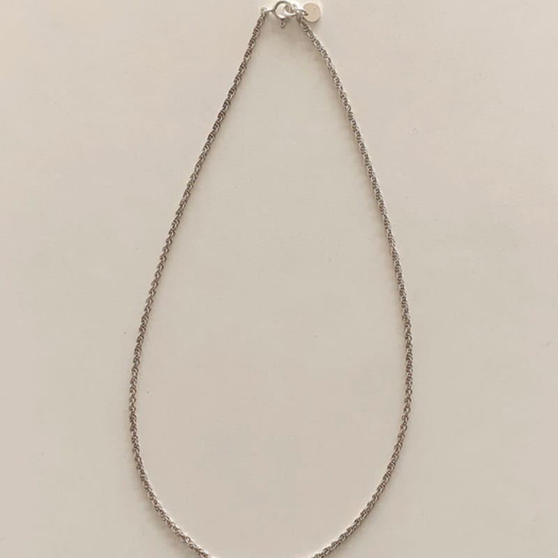 revedej silver925 twist chain necklace