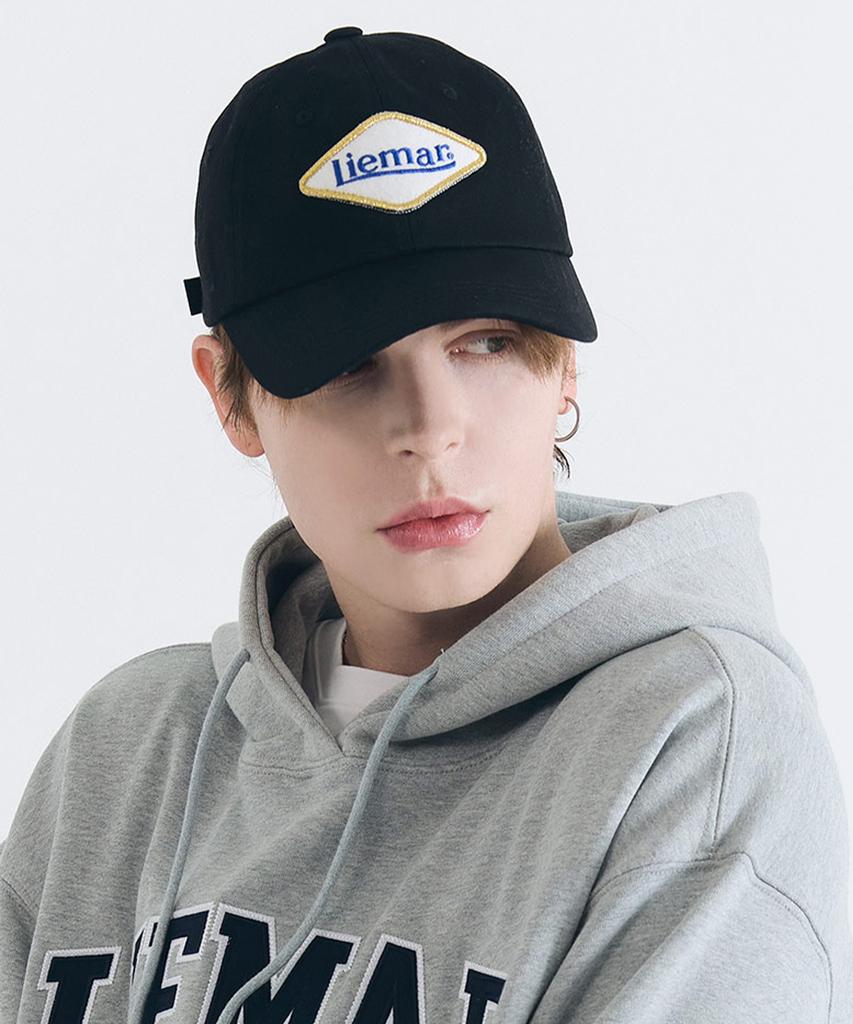 LIEMAR Embroidered Patch Ball Cap Black