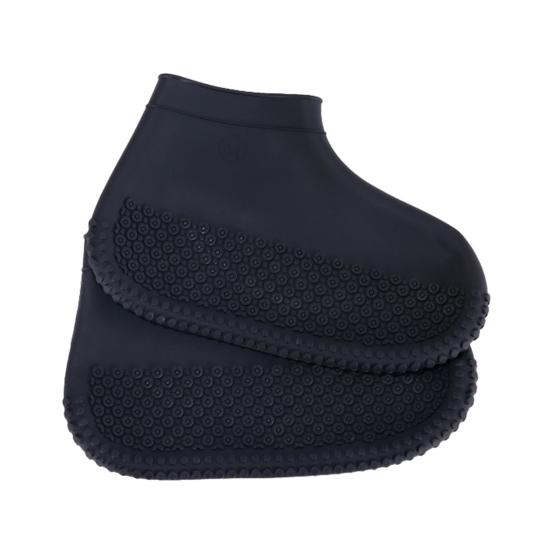 1 Paar wasserdichte Regenschuhüberzieher, rutschfeste Silikon-Wiederverwendbare Überschuhe für Damen und Herren, Reise, Outdoor, Regendichter Stiefel-Schuhschutz