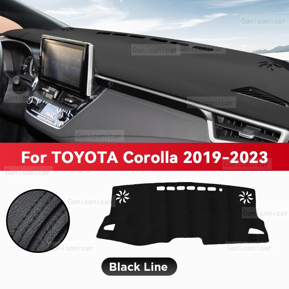 Für TOYOTA Corolla 2019-2023 Auto Armaturenbrett Abdeckung Matte Sonnenschutz Pad Lichtschutz Matte Instrumenten Teppich Schutz Zubehör