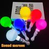 Round Led Glowing Lightstick Luminous Sand Rattle For Concert Ktv Bar Cheering Atmosphere Props Flashing Light Sticks