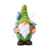 Adorno de Enano para Jardín Exterior Gnome Manualidad de Resina Regalo Decoración de Patio Jardín 55KF