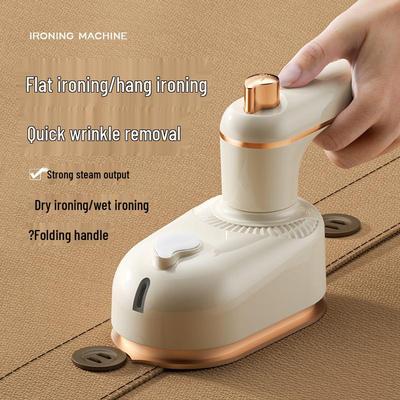 Portable Handheld Garment Steamer: Compact Electric Iron for Travel and Student Dorms