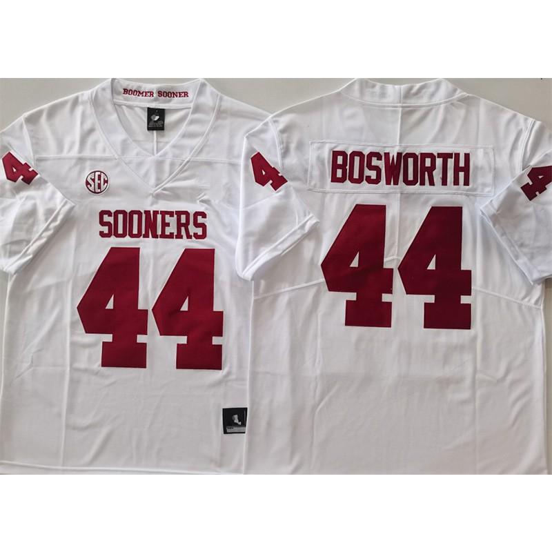 Oklahoma Sooners Football Jersey Cotton Blend Embroidered College Team Sportswear Men