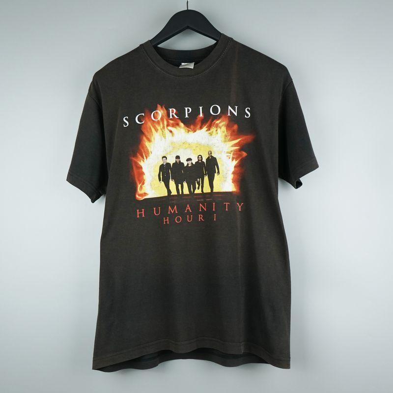 2007 Scorpions Humanity Houri Black Unisex Heaven Cotton Tshirt Reprint KH8856 Unisex T-Shirt XXXXL