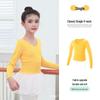 Children's V-neck Long Sleeve Knit Dance Shawl for Autumn/Winter