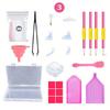 1 Set of 5D Diamond Painting Tools and Accessories with Multiple Color Options - DIY Crafts and Mosaic Art Supplies