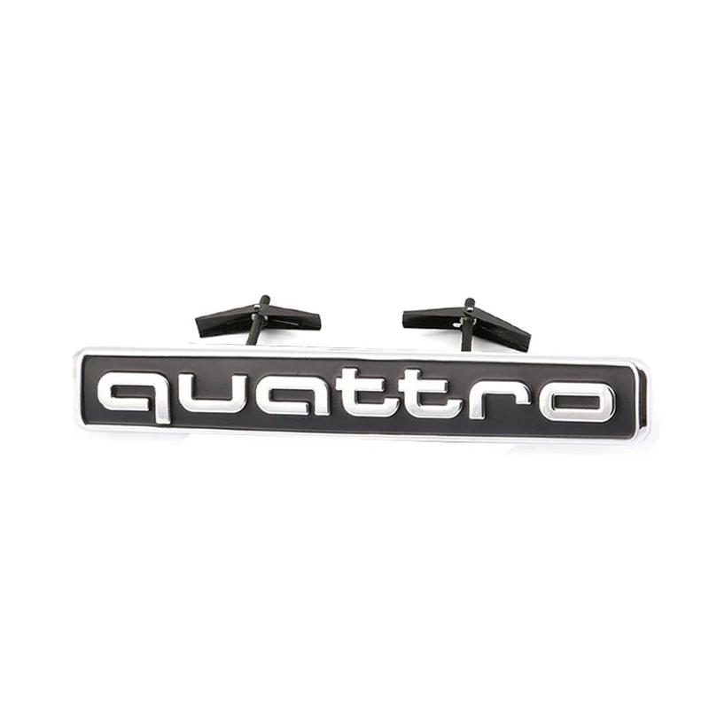 Auto Frontgrill Emblem Abzeichen Styling für 5s Quattro Logo RS3 RS4 RS5 RS6 RS7 SQ3 SQ5 Q7 A3 A4 A5 A6 A7 A1 S3 S4 Zubehör s5