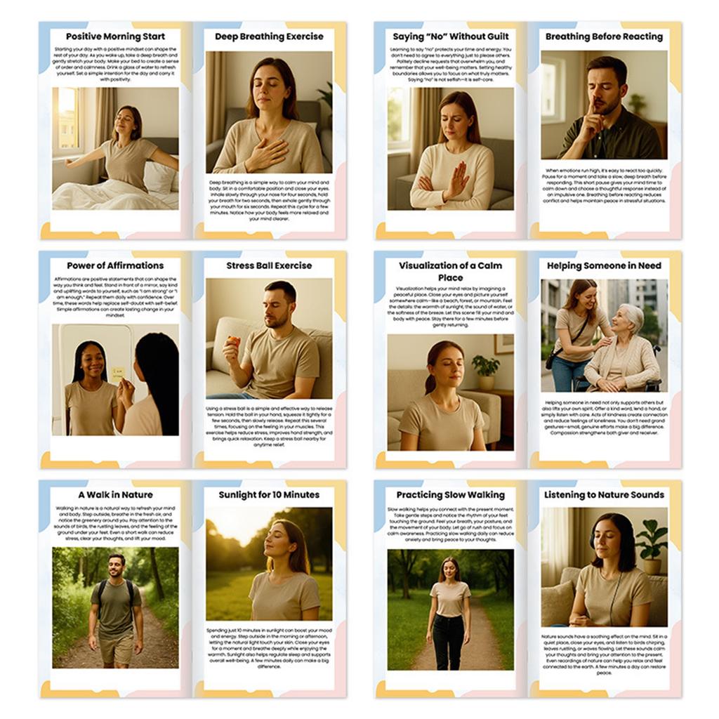(DECLUTTER GUIDEBOOK) - Mental Health Guide, Self-Reflection Planner