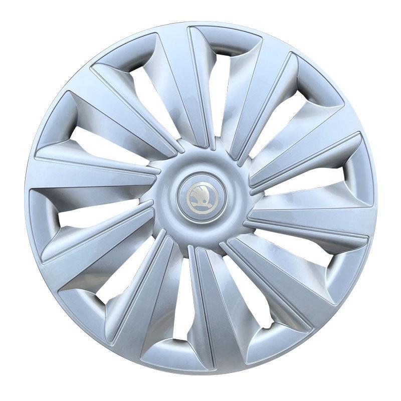Compatible 14" Wheel Hub and Tire Caps for Volkswagen Skoda Fabia/Rapid Steel Rims
