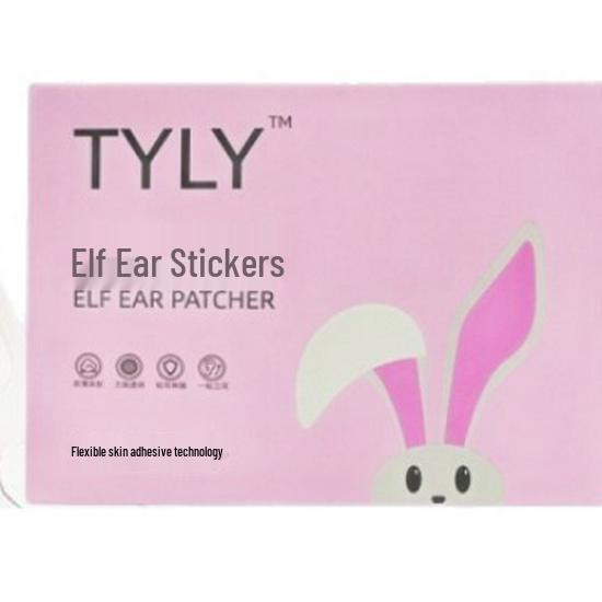 

Elf Ear Stickers - Trendy Photo Face Slimming Support 1 Box/1 Sticker + Alcohol Swab
