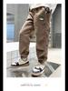 Boys' Corduroy Autumn 2024 Korean-Style Casual Sweatpants