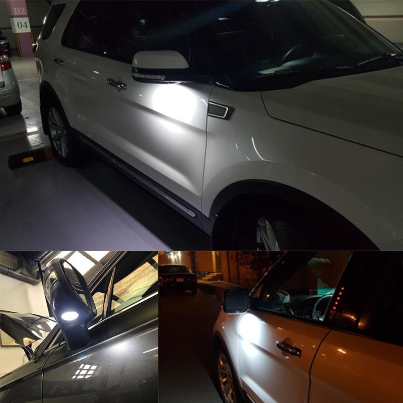 Compatible Ford Mondeo Taurus Explorer Puddle Lights & Rearview Mirror Welcome Lights
