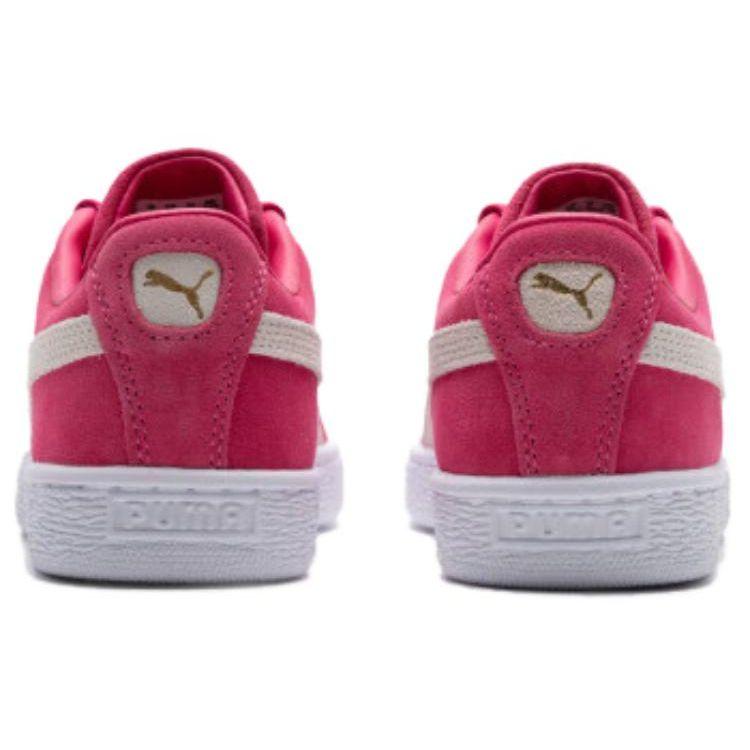 Puma Suede Cushioning Low-Top Sneakers Unisex Sneakers Pink White 374915-99