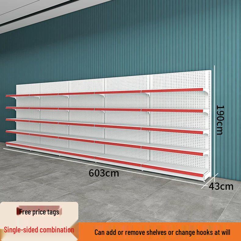 Multi-Layer Island Display Rack for Supermarkets, Convenience Stores, Pharmacies, Stationery, and Snack Shops