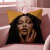 Lizzo Cushion Cover Multi-Scene Pillow Cover for Home & Car - Reversible, Soft & Durable for Daily Use