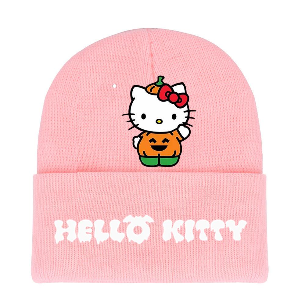 Halloween Printed Knit Cap For Winter Teens And Cartoon Enthusiasts