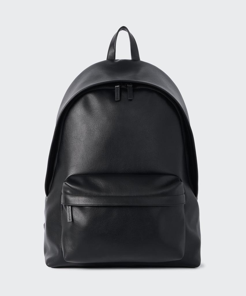 Musinsa Standard Synthetic Leather Backpack [Black]