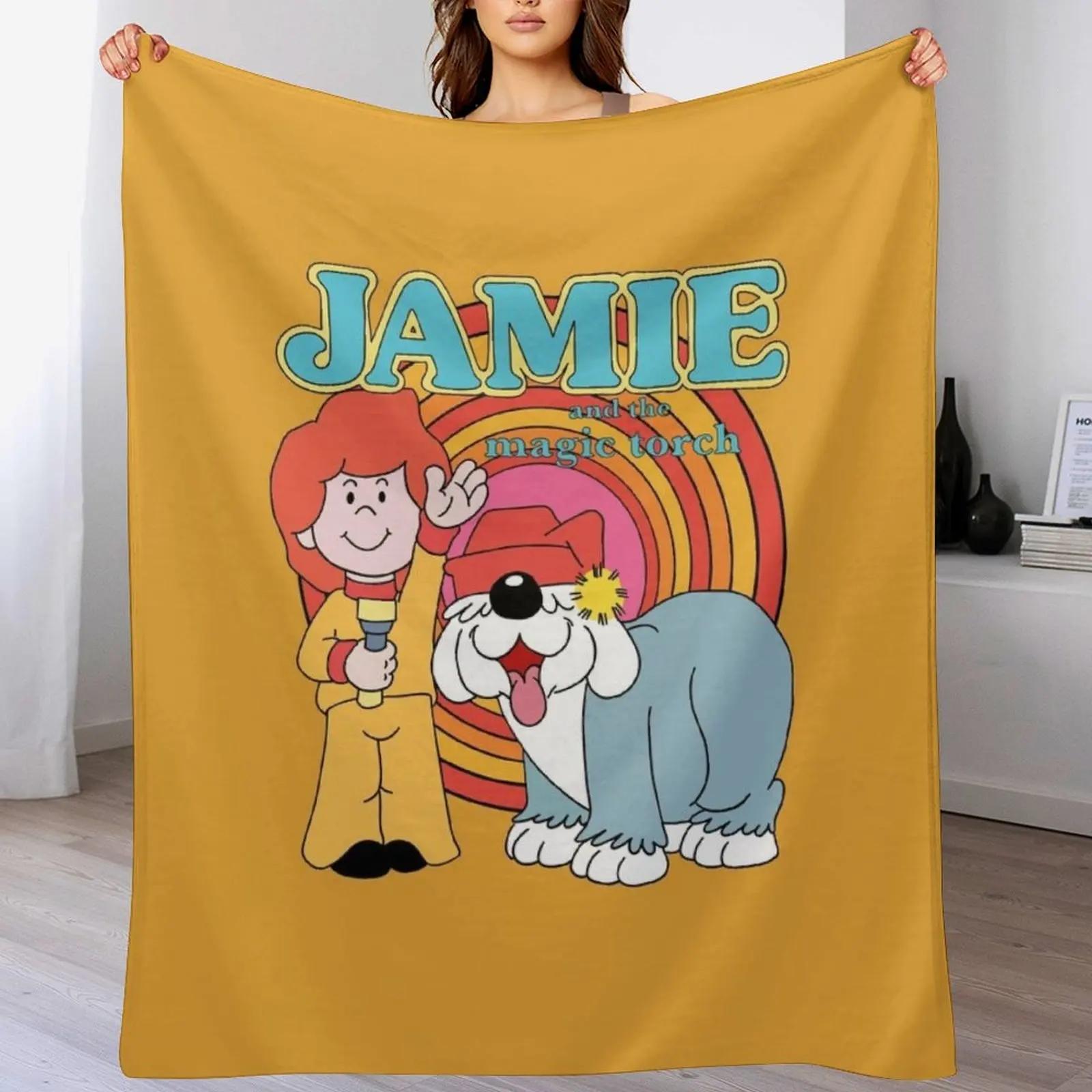 

Jamie and the Magic Torch and Wordsworth Throw Blanket Breathable Lightweight Blanket for Adults Kids 102x76cm(40x30in)