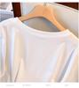 Women's Plus Size Loose Fit Mid-Length Short-Sleeve Round Neck T-Shirt (Sizes 200-350 Jin)