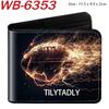 Sports Ball Bifold Wallet Football Basketball Rugby Pattern Student Coin Purse Card Holder Leather Short 1pcs