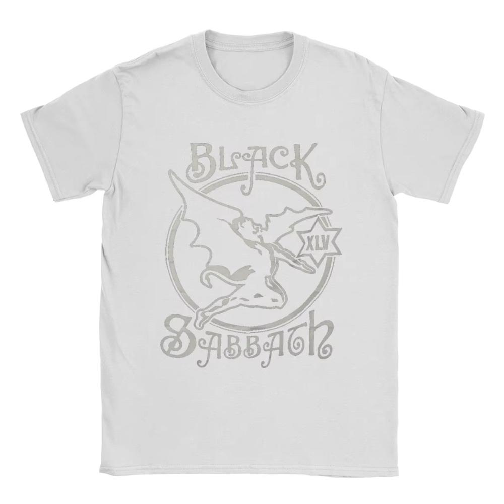 Black Cool Sabbaths Printed T Shirt for Men Women Cotton Crazy TShirt Crew Neck Tee Shirt Male Short Sleeve Top Graphic Printed