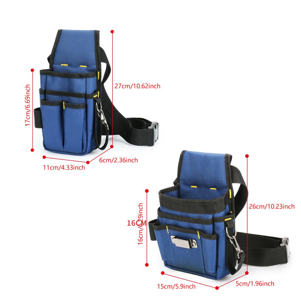 Tool Belt Pockets Tool Belts for Men Adjustable Tool Pouch Belt for Electrician Carpenter Work Apron Utility Belt