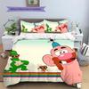 Uncle Grandpa  Pattern Bedding Quilt Set  Home Decoration  Gift (1 * Duvet Cover + 2 * Pillowcase  Without Core)