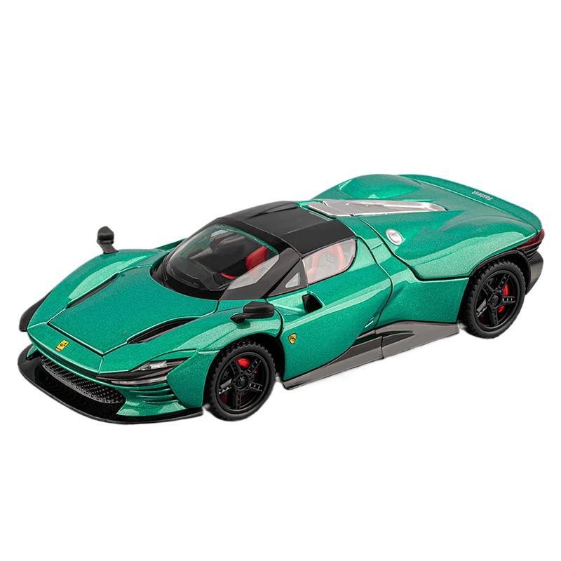 1/32 Ferrari Daytona SP3 Supercar Alloy Model Car Toy Diecasts Metal Casting Sound and Light Car Toys for Children Vehicle