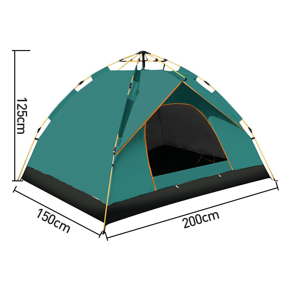 Camping Tent Dome Tent 3-4 Person Automatic Pop Up Tent Waterproof New