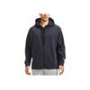Under Armour Solid Color Logo Hoodie With Small Emblem Men Tops Black 1379051-001