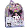 Coloring and Drawing School Backpack - LISCIANI - Kuromi - Creative Activities - Practical Format