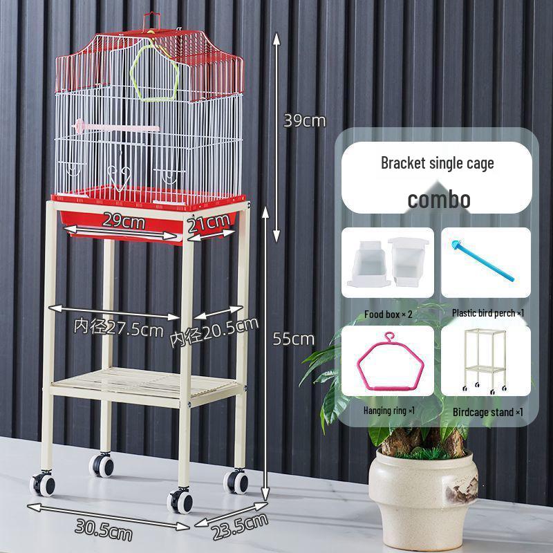 

Маленькая клетка для разведения птиц для попугаев, волнистых попугайчиков, неразлучников и зябликов - издание «Люкс» Random Color