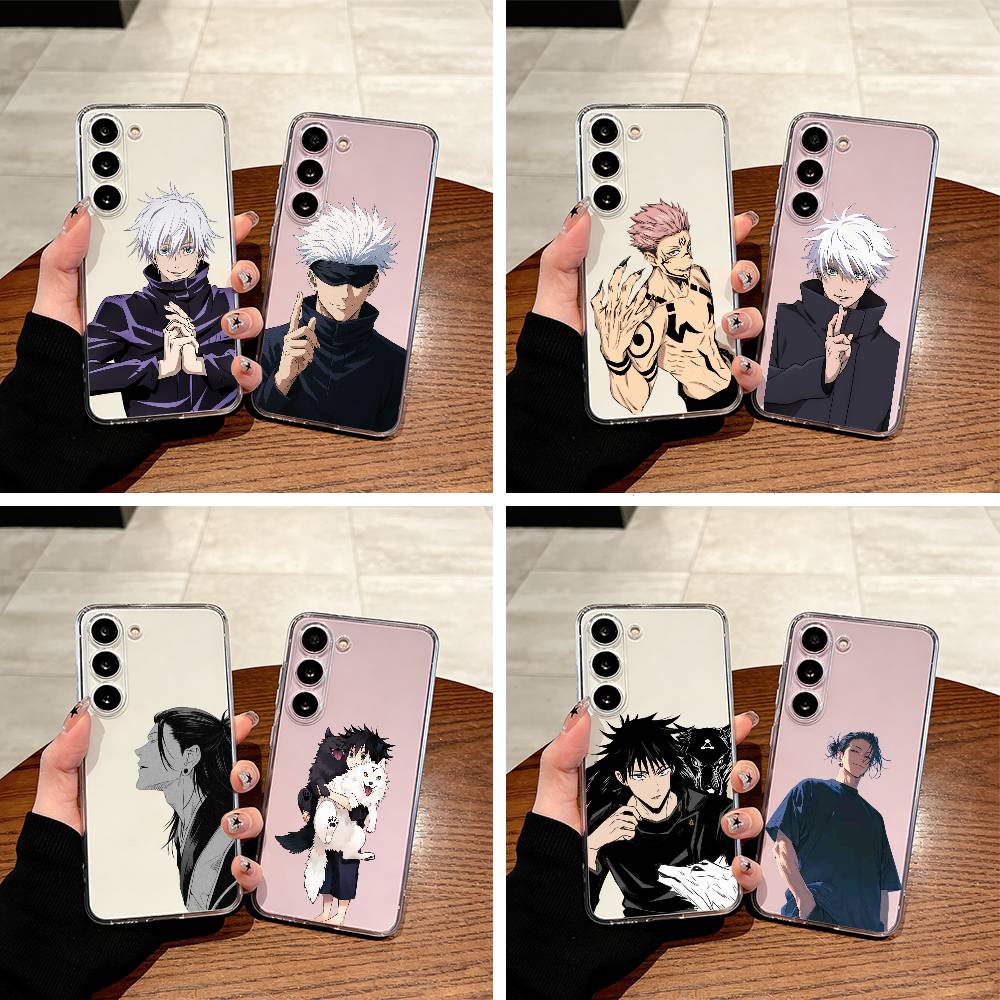 J-Jujutsu K-aisen-opular Characters Clear Phone Case for Samsung Galaxy A71, A70, A52, A51, A40, A30