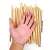 10PCS Reusable Bamboo Straws Yellow Bamboo Straws Use Creative Straws Many Times for Easy Cleaning of Household Straws