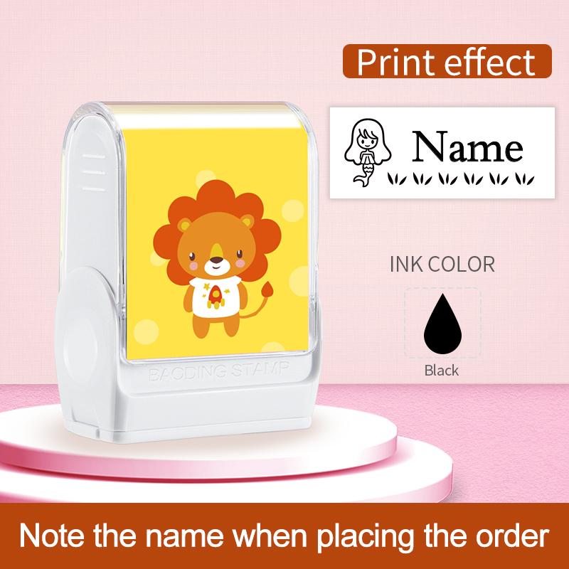 

Customized Toddler Learning Stamp-Personalized Reusable Seal Kit with Name Engraving, Waterproof Design for School Students
