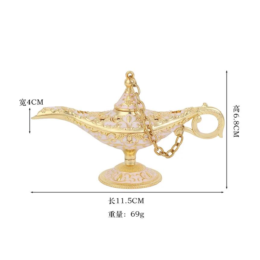 Aladdin Lamp Decoration Russian Wishing Lamp Metal Decoration Crafts European Vintage a birthday present Home Decoration Crafts