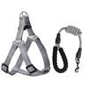 Fashion Pet Dog 120cm małe średnie szelki obroża z paskiem na klatkę piersiową smycz lina trakcyjna
