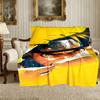 1pc Digital Print Nap Blanket, Naruto Blanket for Home Use, All Season Warmth, Christmas and Valentine's Day Gift Blanket