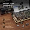TW1867 Three-Mode Retro Bluetooth Mechanical Keyboard with Hot-Swappable Linear Switches and RGB Lighting