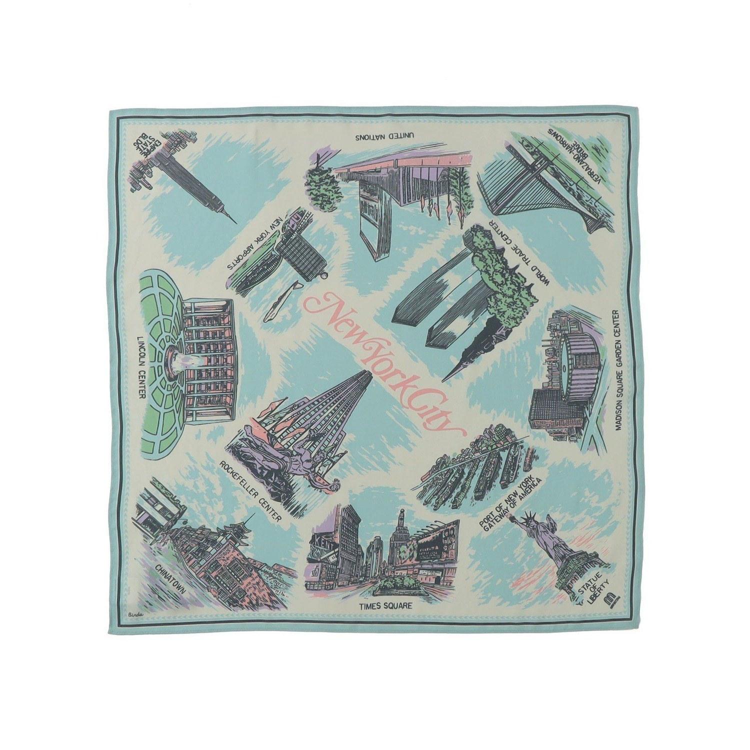 SHIPS any BINDU map scarf fashion accessories scarfbandana navy