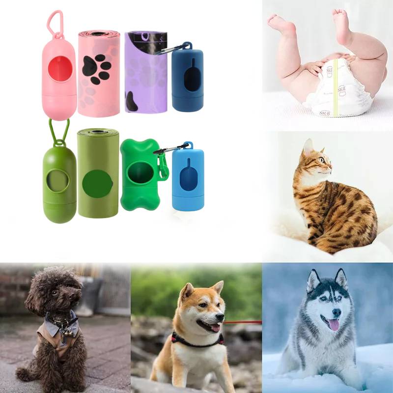 Bags Dog Poo Pet Poop Bags Extra Thi Strong Leak Proof Pet Waste Bag Articles